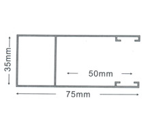 7·5公分中薄导槽